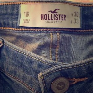 Hollister light wash boot cut size 11R